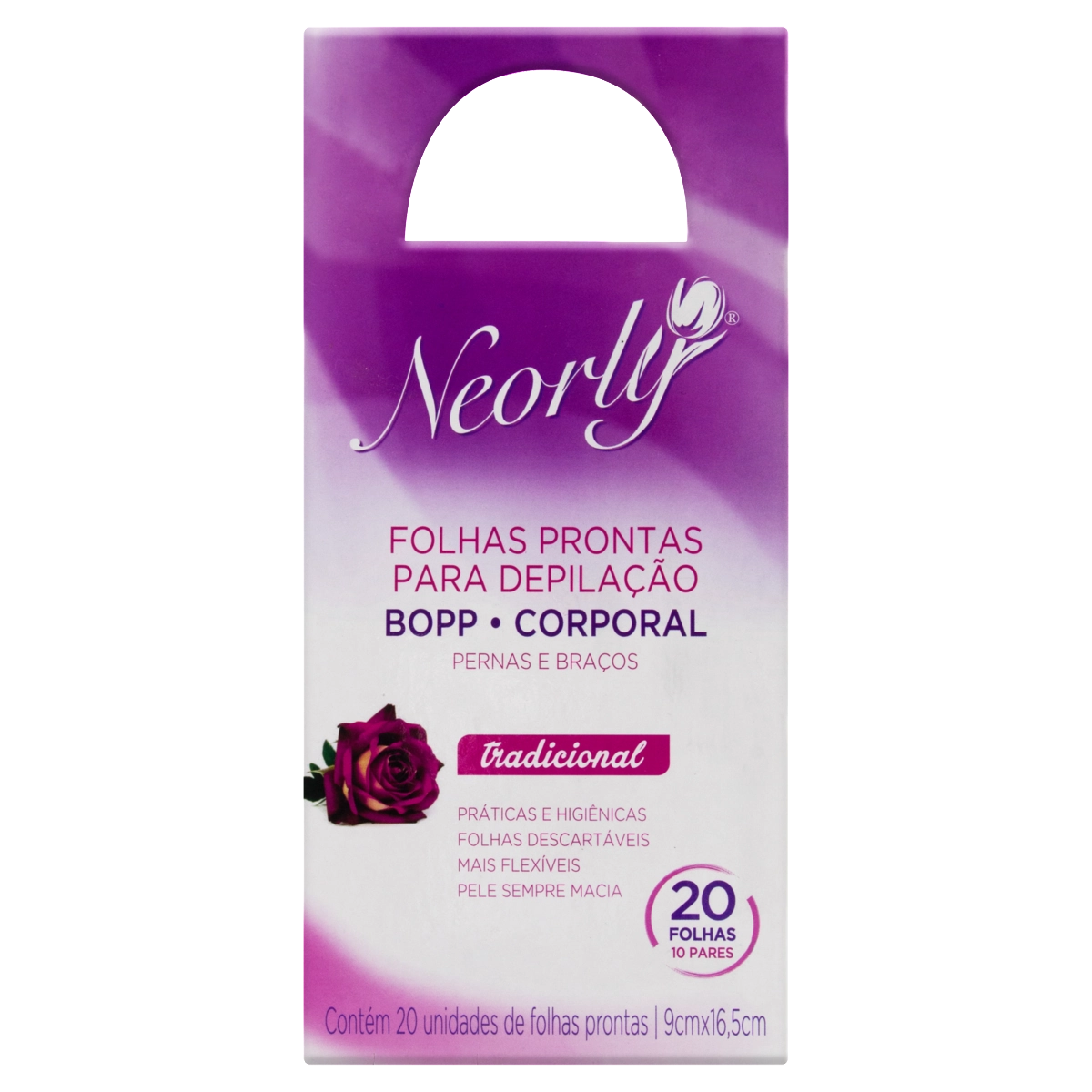 Folhas Para Depilação Corporal Neorly Caixa 20 Unidades