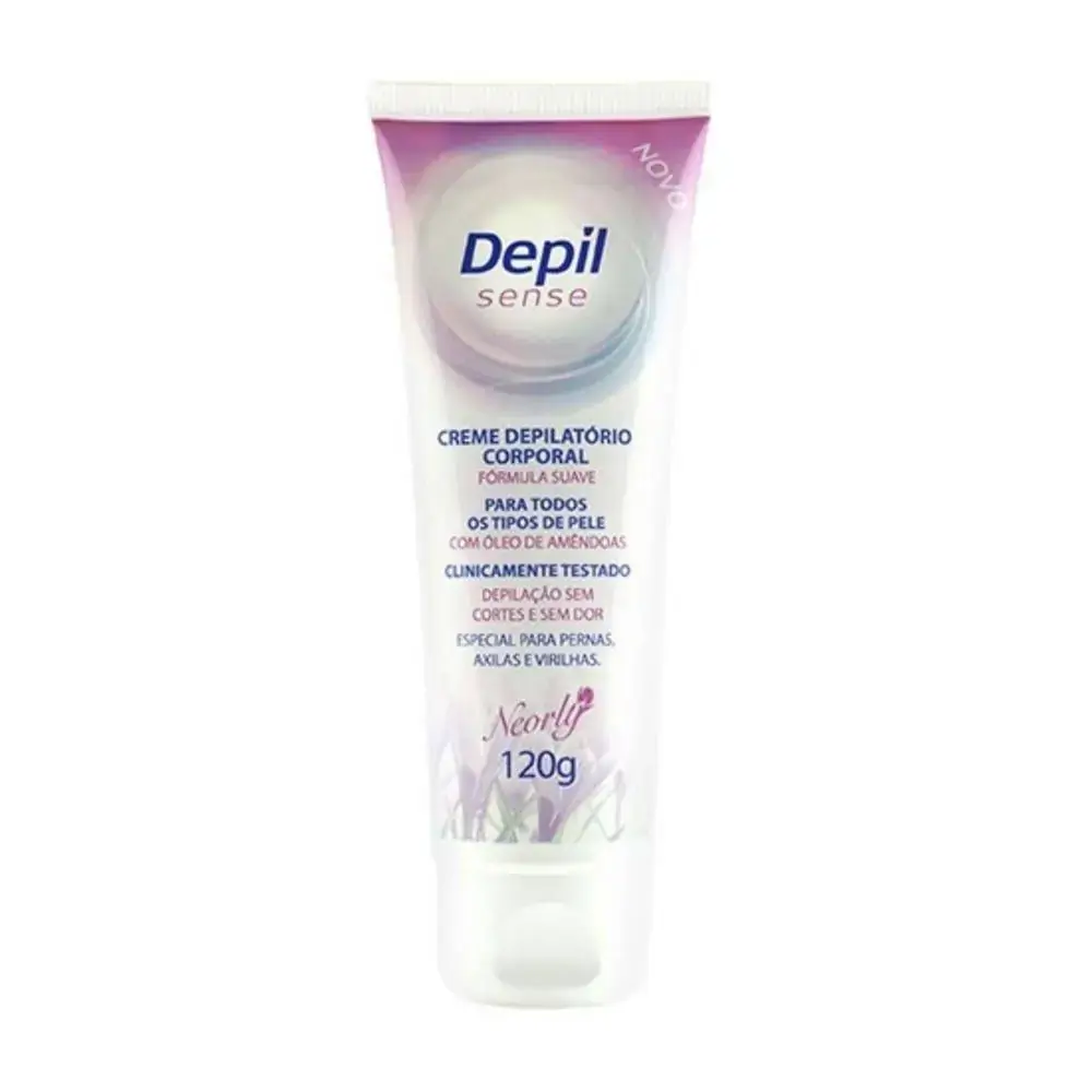 Creme Depilatório Corporal Neorly Depil Sense Fórmula Suave Com óleo De Amêndoas