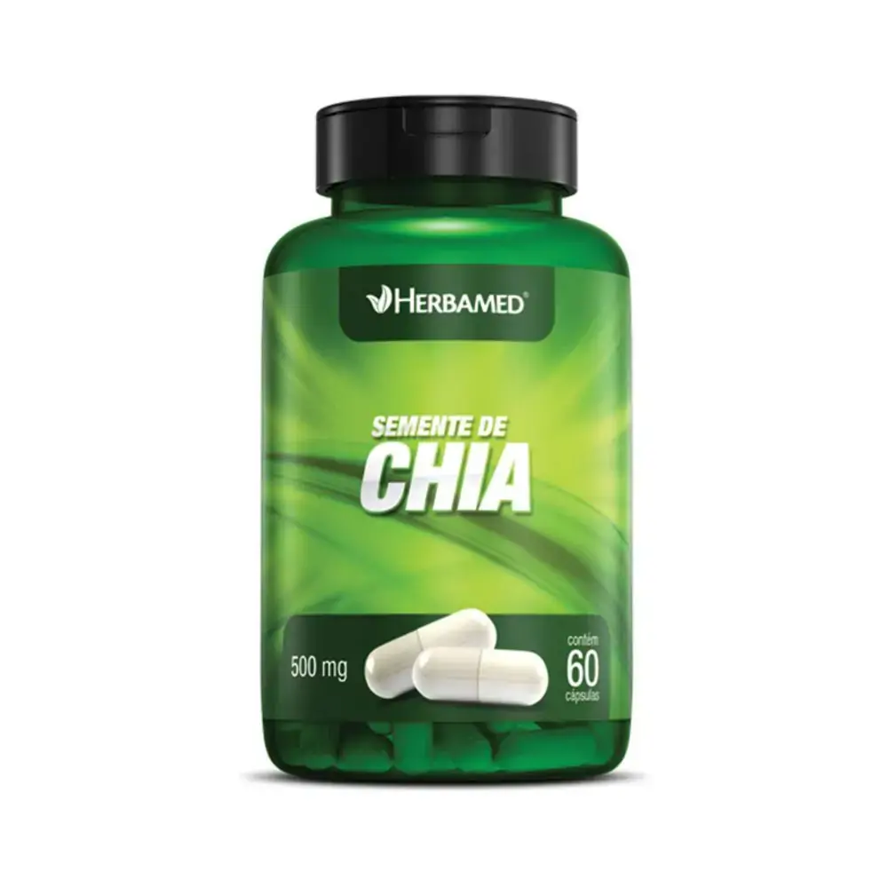 Semente De Chia 60caps 500mg Herbamed