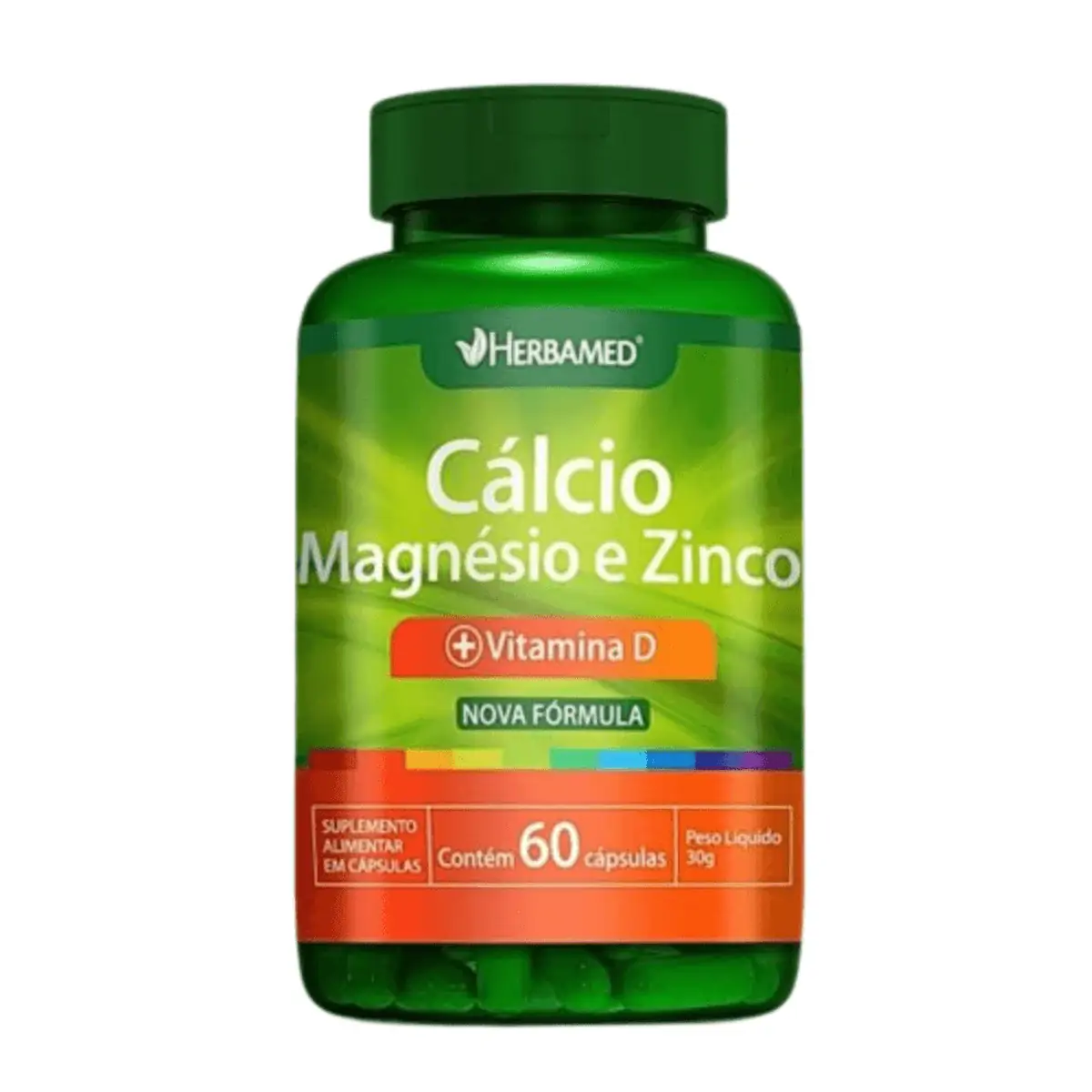 Calcio, Magnesio, Zinco E Vit D3 60cps/600mg Herbamed