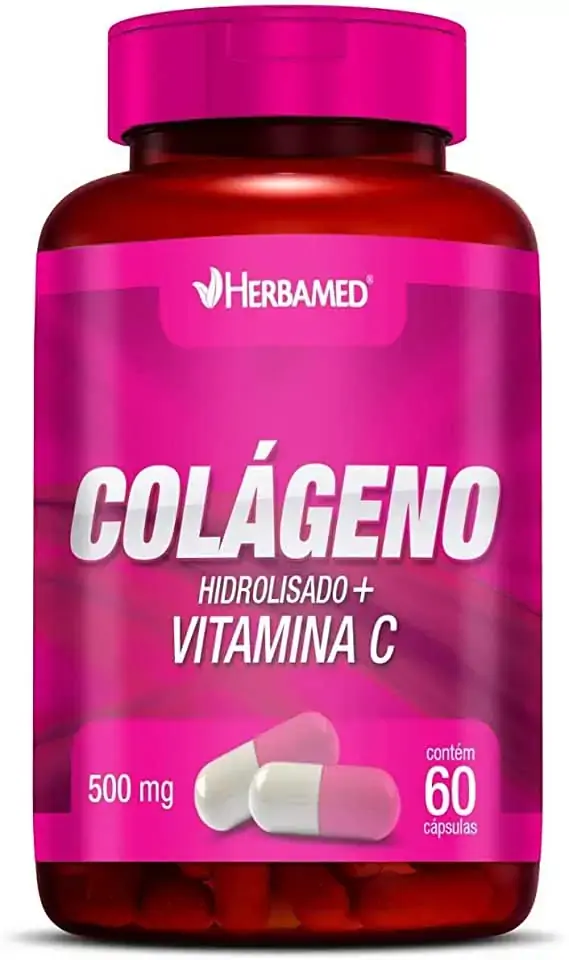 Colageno Hidrolisado 60caps 500mg Herbamed