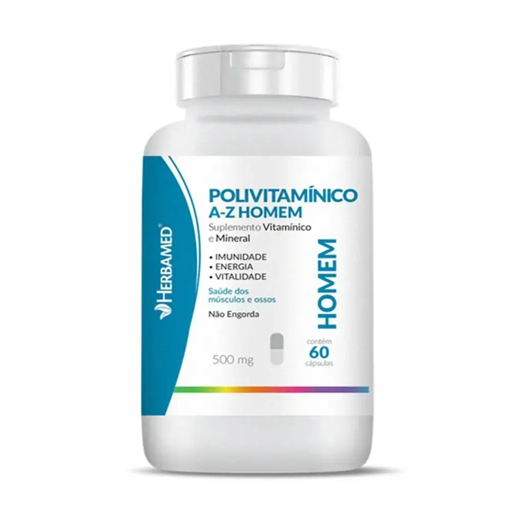 Supra Homem Polivitaminico 500mg 60caps
