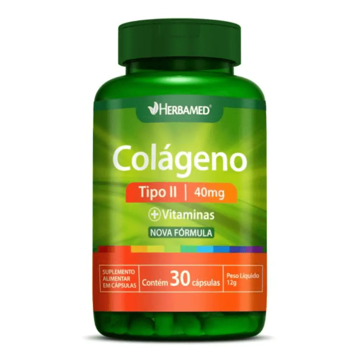 Colágeno Tipo II 40mg C/30 Cápsulas - Herbamed - Colágeno Tipo II 40mg C/30 Cápsulas - Herbamed
