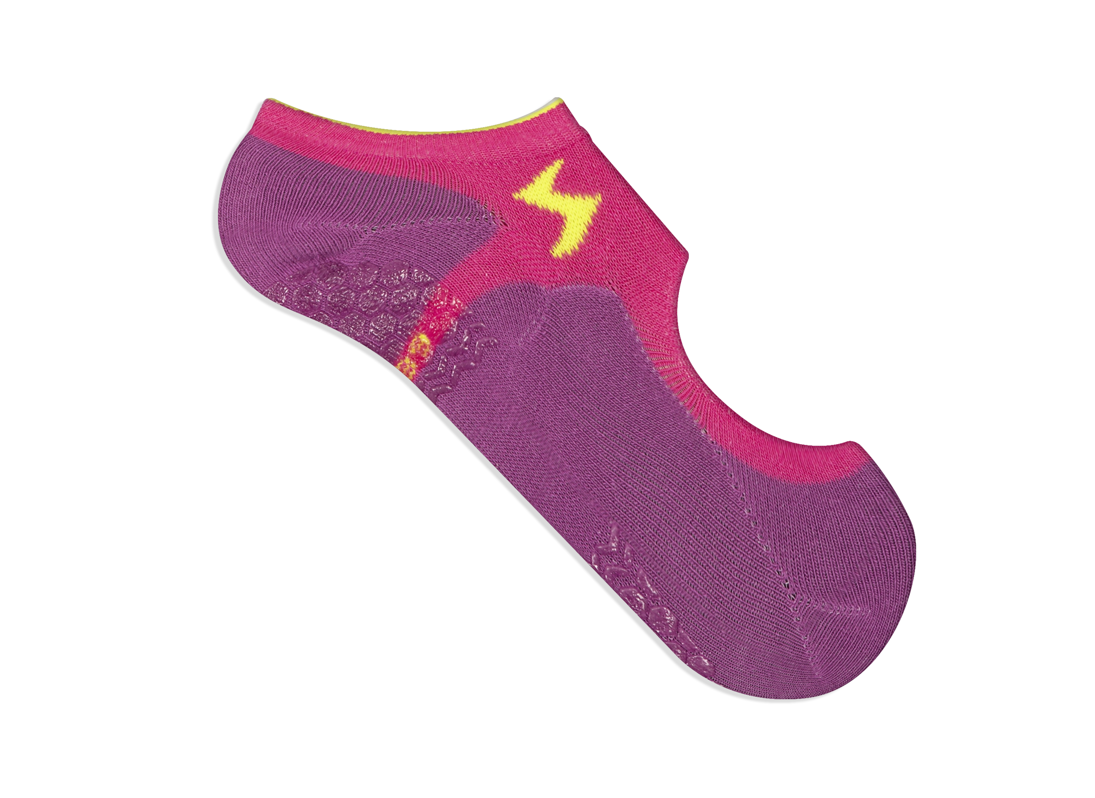 Meia Sapatilha Pilates Antid Fem 34 A 36 M7821.77 Cia Da Meia