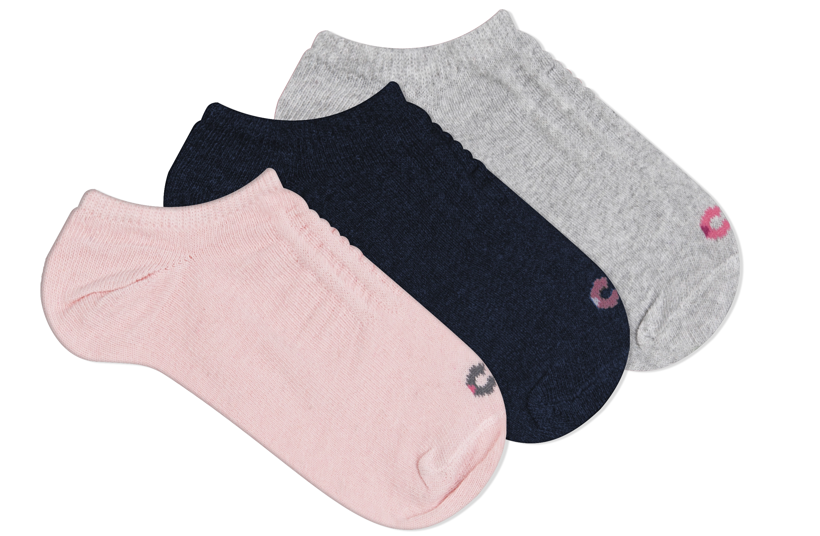 Meia Invisivel Fem 3 Pares 34 A 39 Kt K7735.13 Cia Da Meia