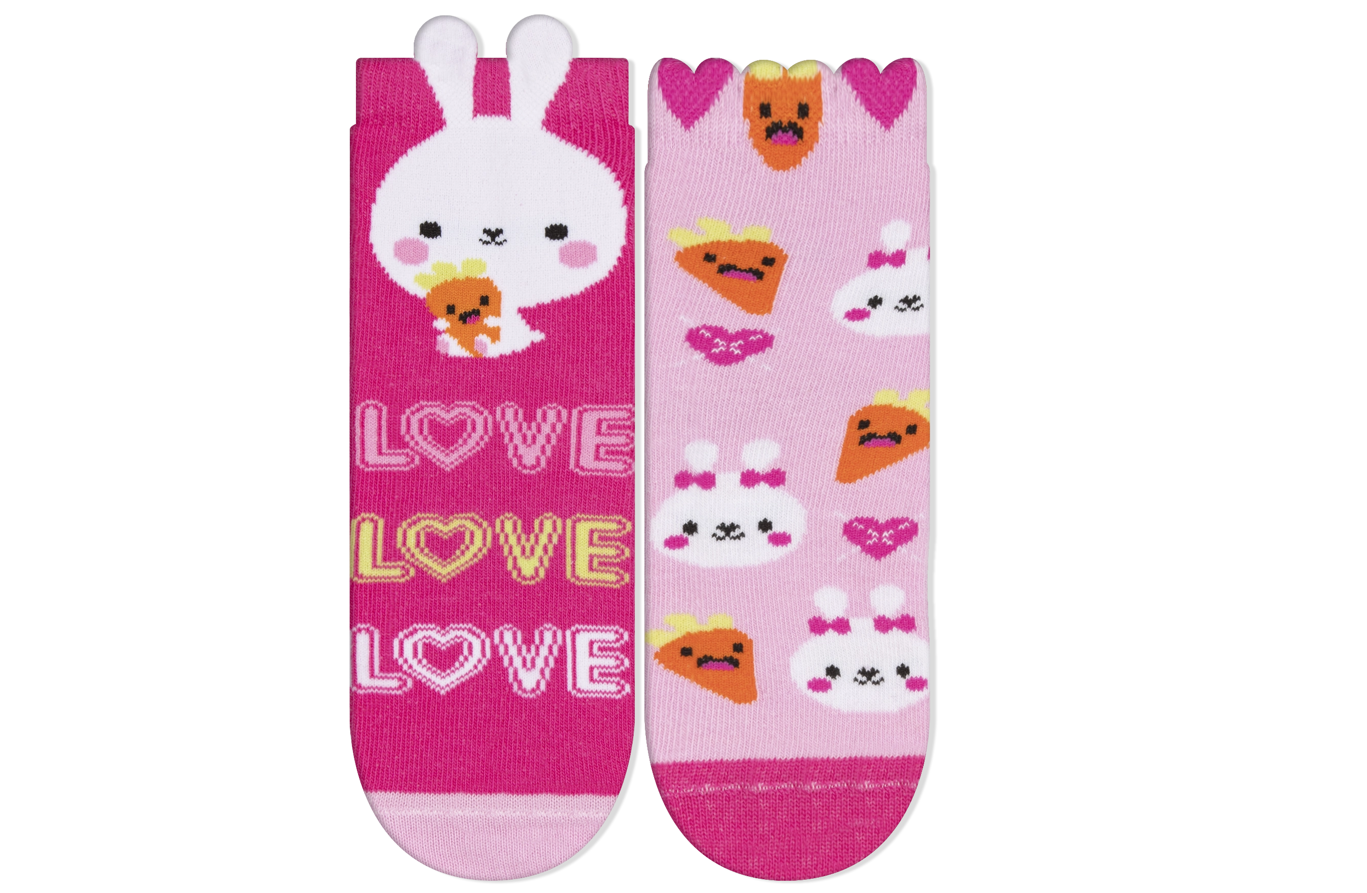 Meia Soquete Inf 3d Menina 2 Pares 30 A 39 Kt T1743.5 Cia Da Meia