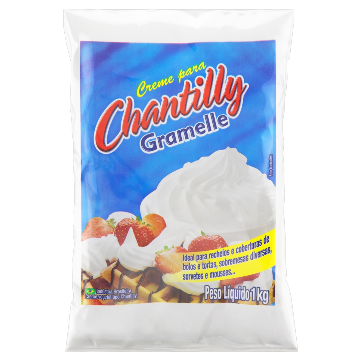 Creme Chantilly Gramelle Pacote 1kg