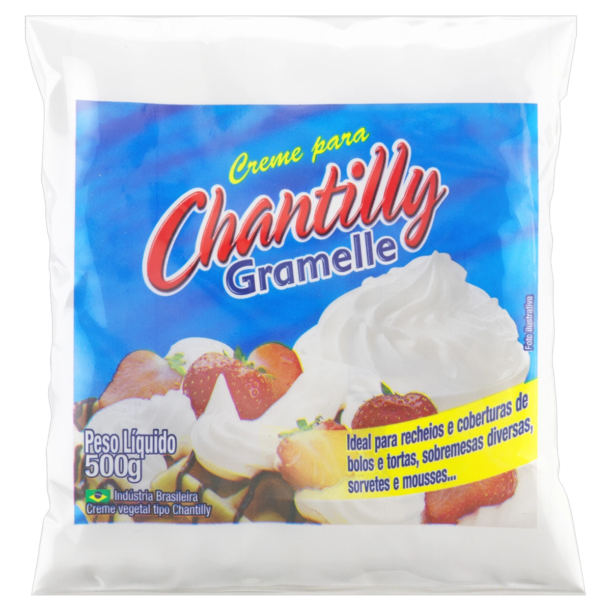 Creme Chantilly Gramelle Pacote 500g