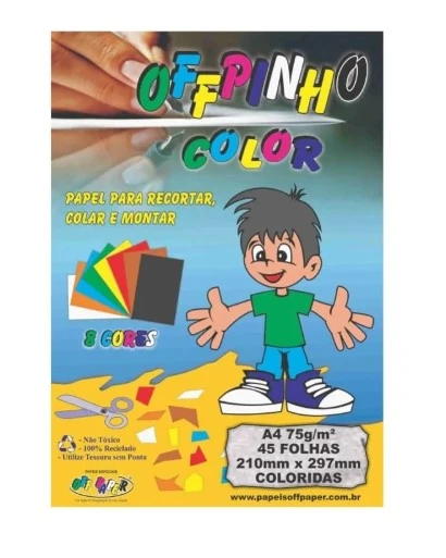 Papel Offpinho Color A4 75g 45f