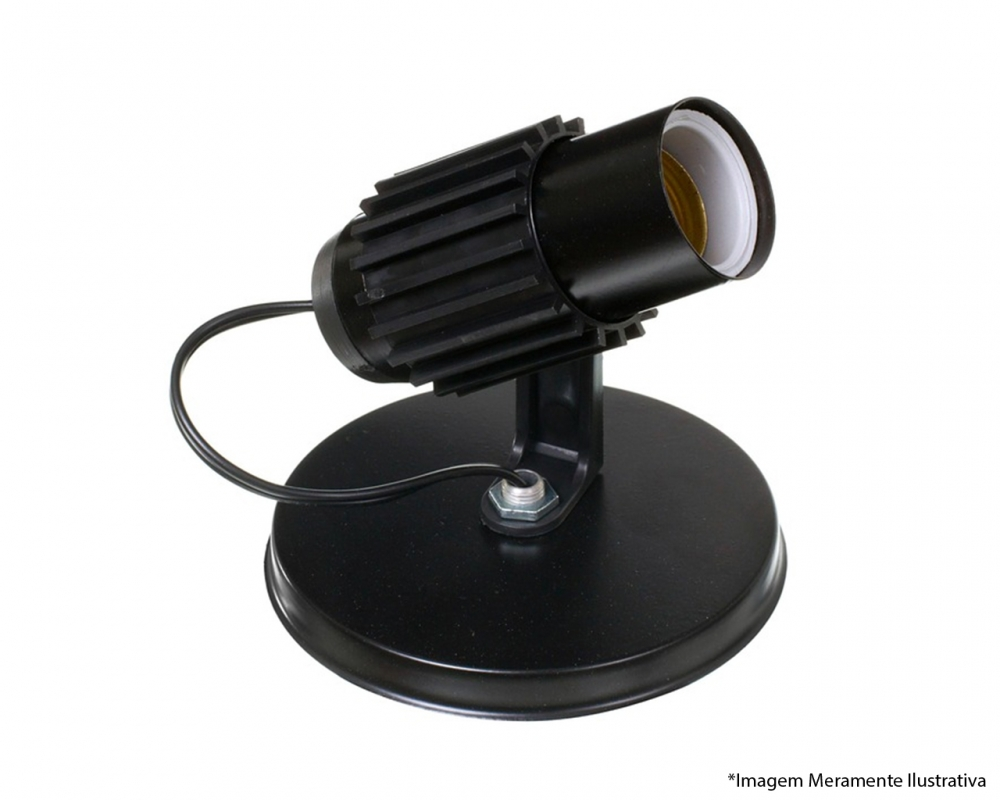 Spot Alum Aletado 1 Canopla Preto