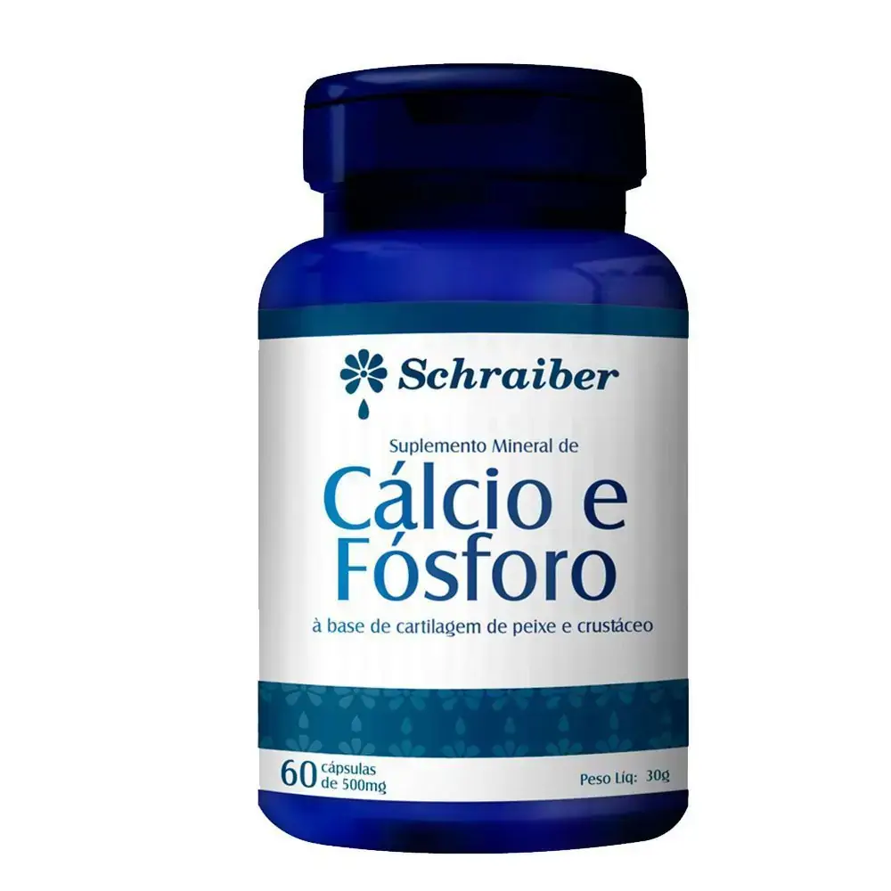 Cálcio E Fósforo 500mg Schraiber