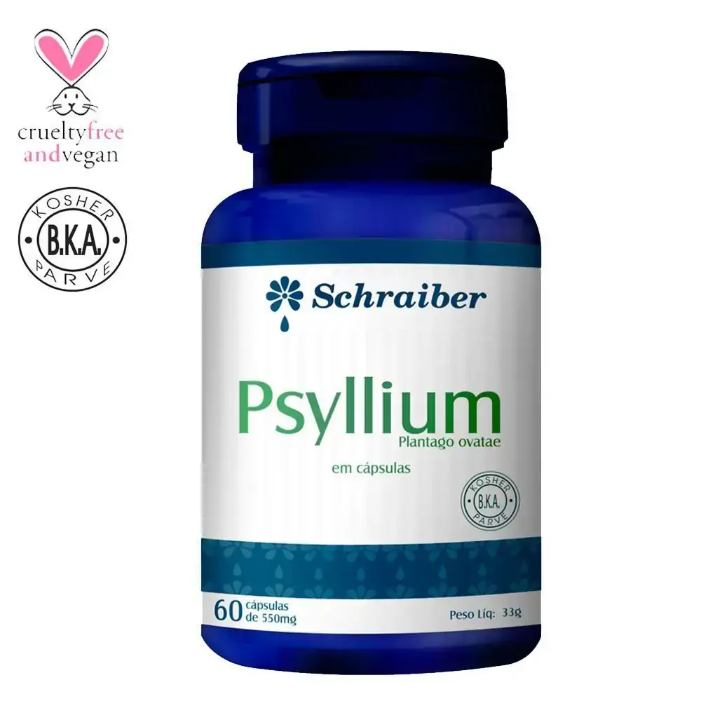 Psyllium 550mg 60 Cap Scharaiber