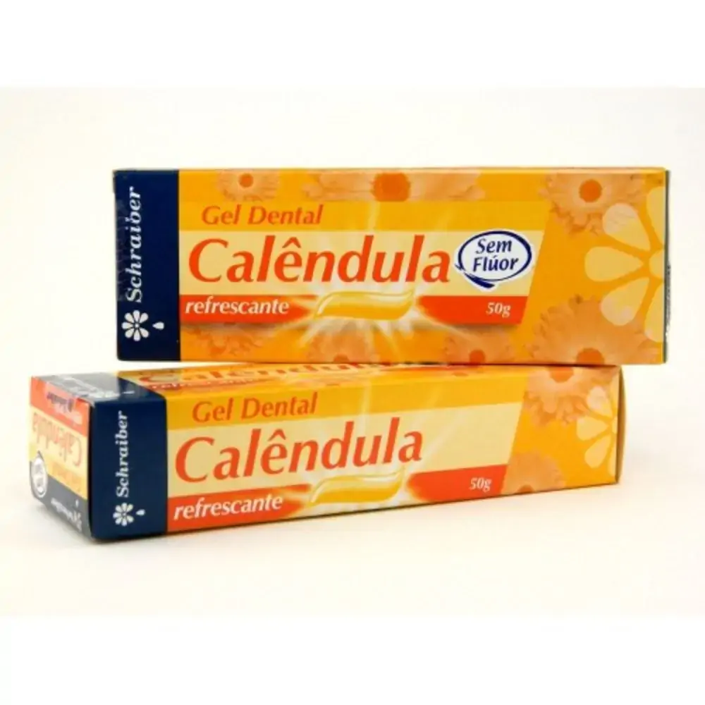 Gel Dental Calendula Sem Fluor 50g Schraibmann