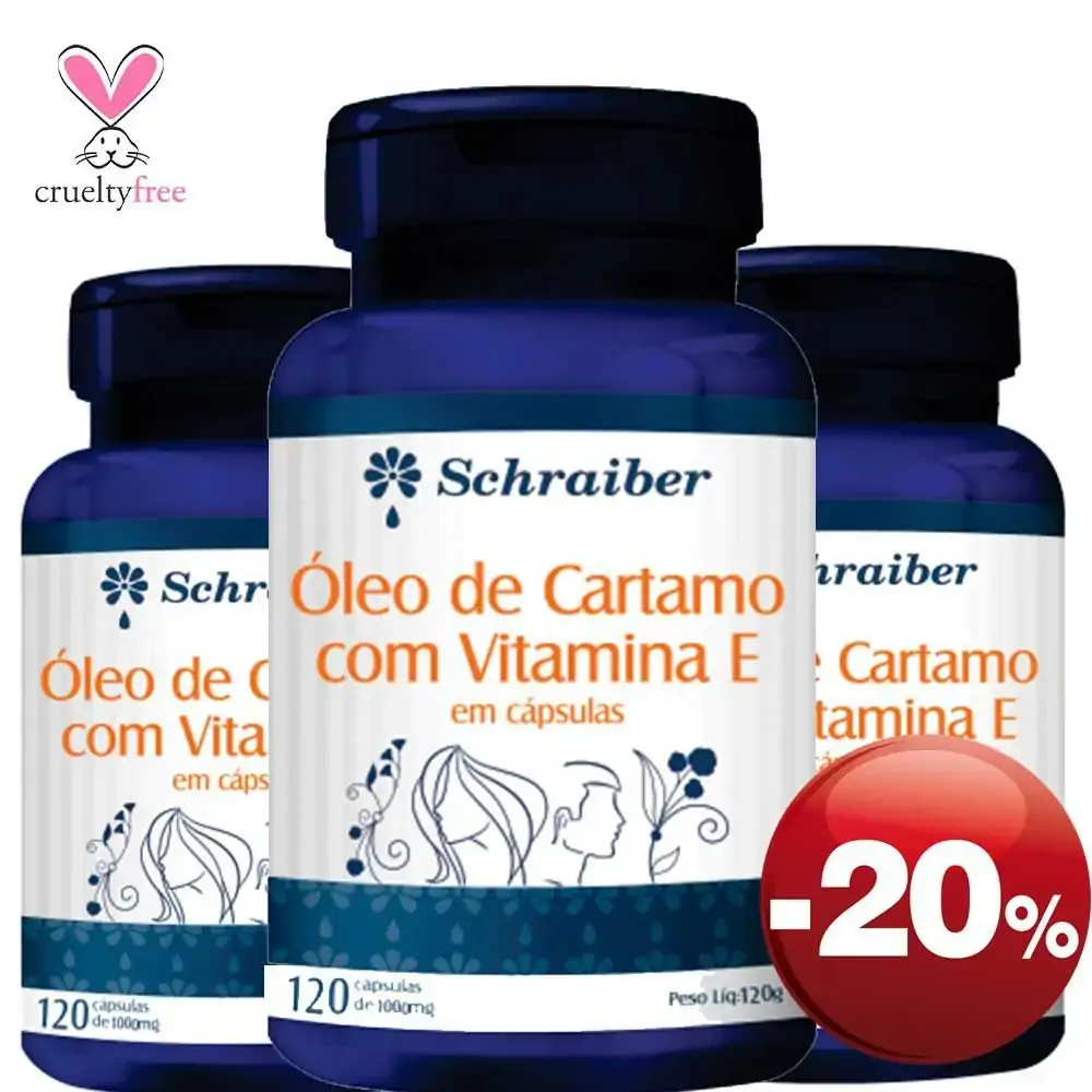 óleo De Cartamo 120 Caps 1000mg