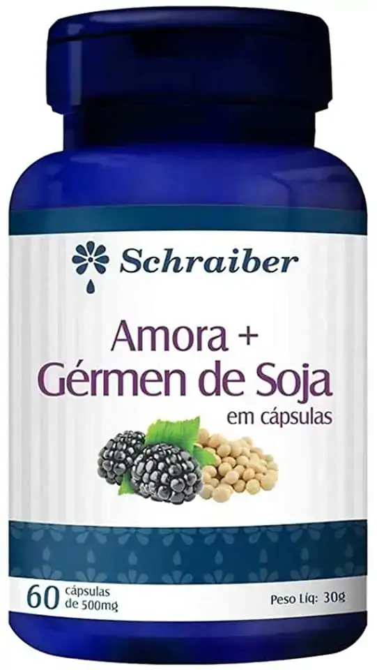 Amora Germen Soja 500mg 60 Caps Schraiber
