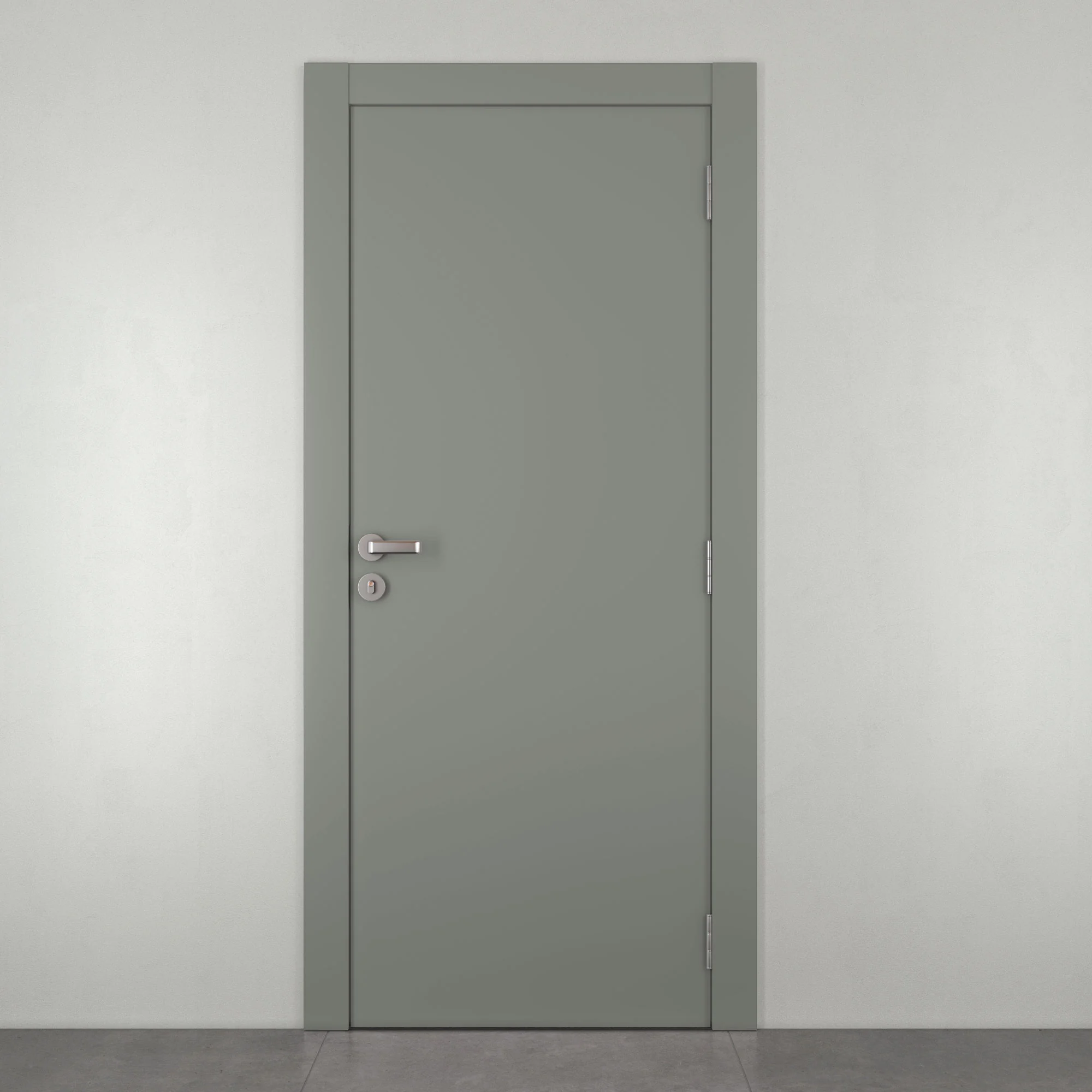 Kit Porta Madeira de Giro Direito|Esquerdo Nanquim 210x120cm Sarrafeada Batente 3,5 a 4cm Delicata Rohden