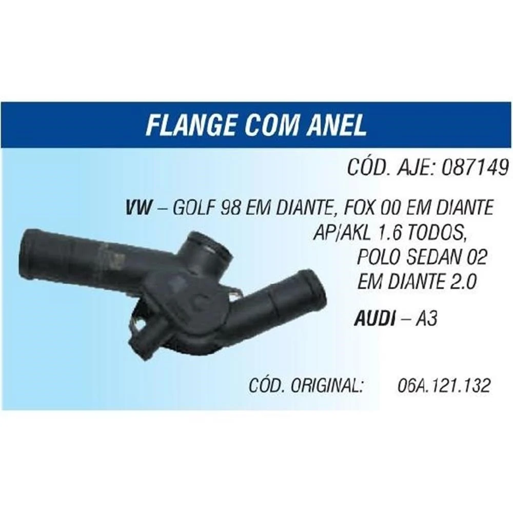 Conexão Flange Cabeçote com Anel - AJE 087149
