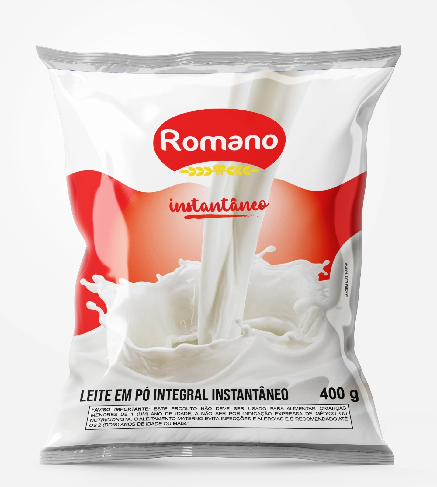 Leite Em Pó Integral Romano Sache 400g