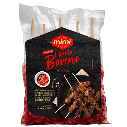 Espeto Mimi Bovino C/5 500g
