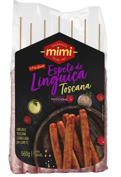 Espeto Mimi Linguica Toscana C/6 500g
