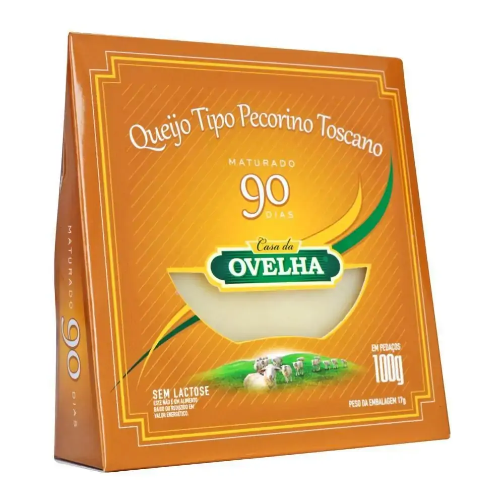 Queijo Pecorino 90 100g Casa Da Ovelha
