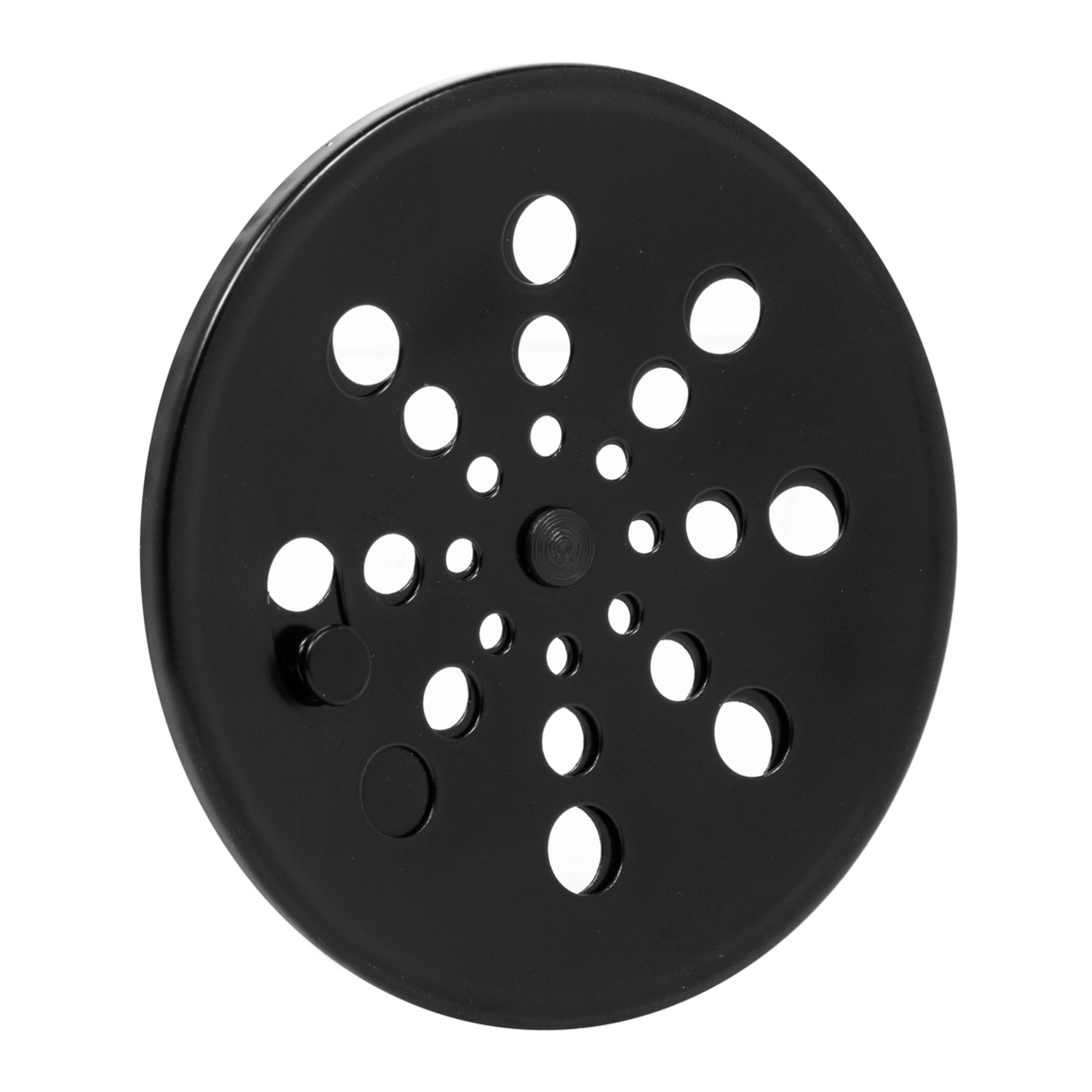 Ralo Grelha Black Preto 15x15 Redondo Com Fecho Sistema Abre E Fecha Para Banheiro