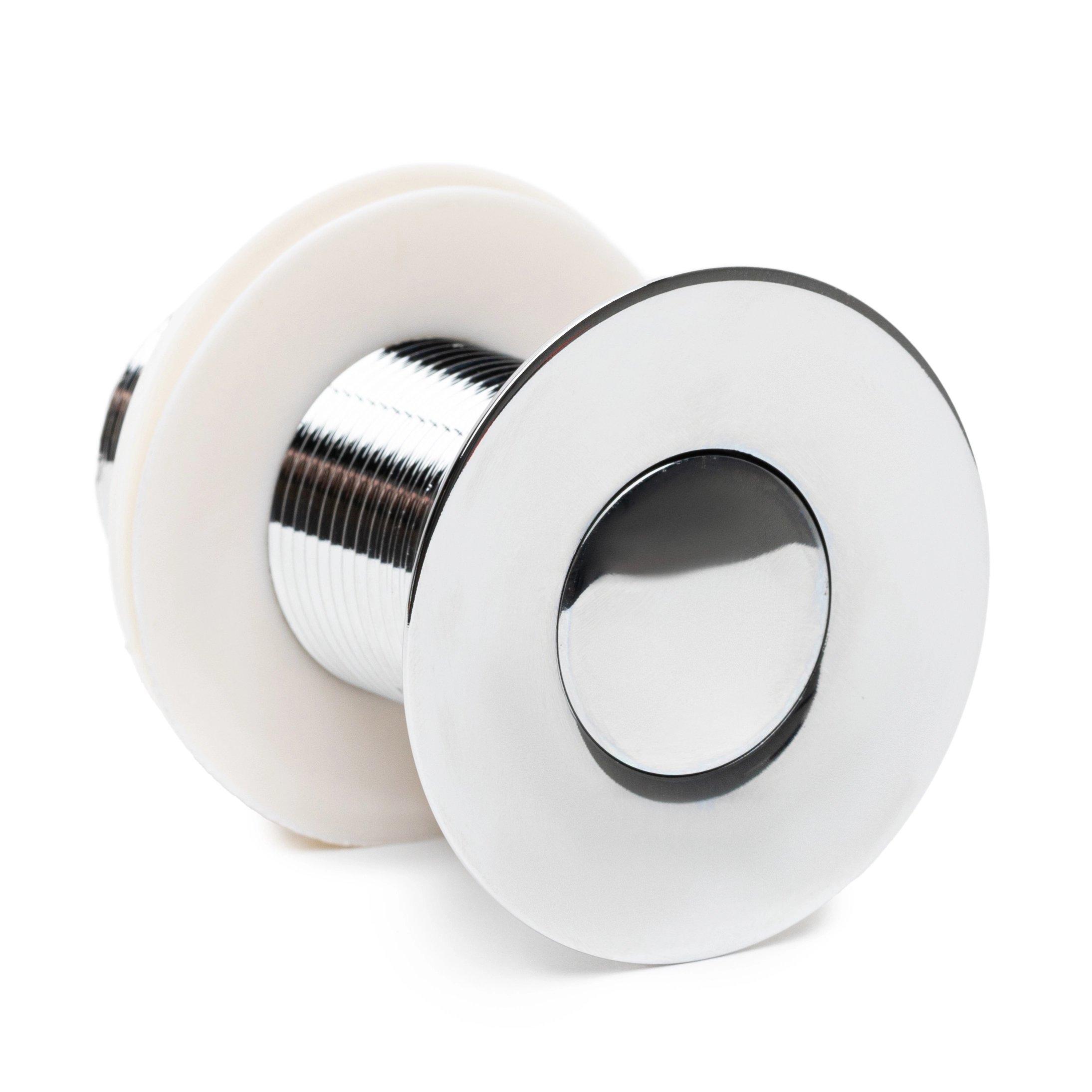 Válvula Click 7/8" Inox Ralo Para Cuba Vidro Louça Banheiro