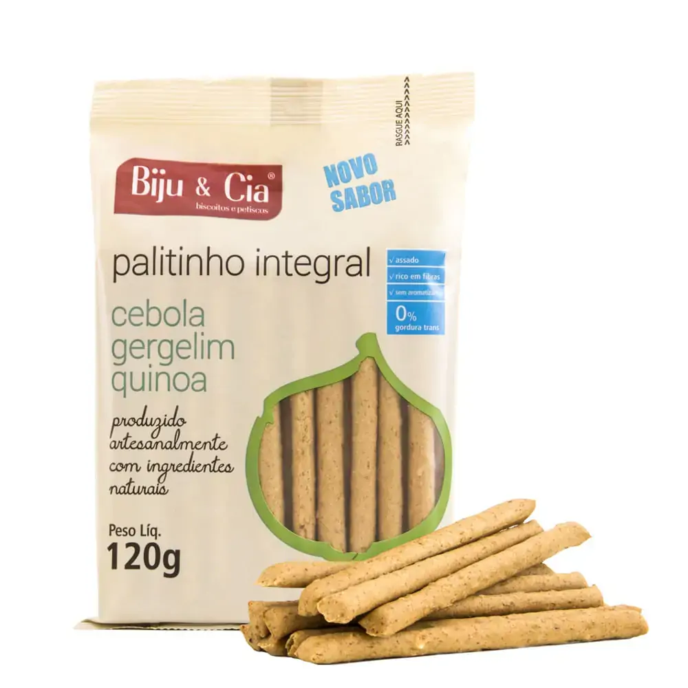 Palito Int Cebola Gerg Quinoa 120g Biju Cia