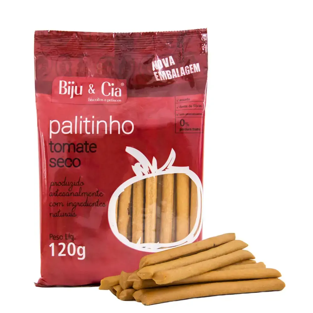 Palitinho De Tomate Seco 120g Biju Cia
