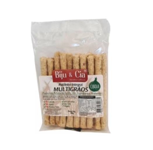 Palitinho Integral Sabor Cebola Biju Cia 90g
