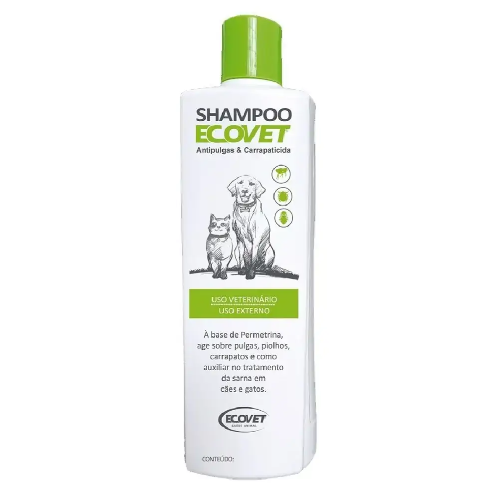 Shampoo Antipulgas Ecovet 250ml