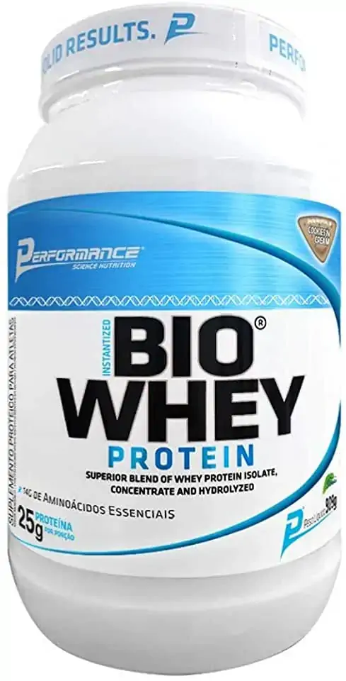 Bio Whey Protein Morango 900 Gr Performance Nutricion