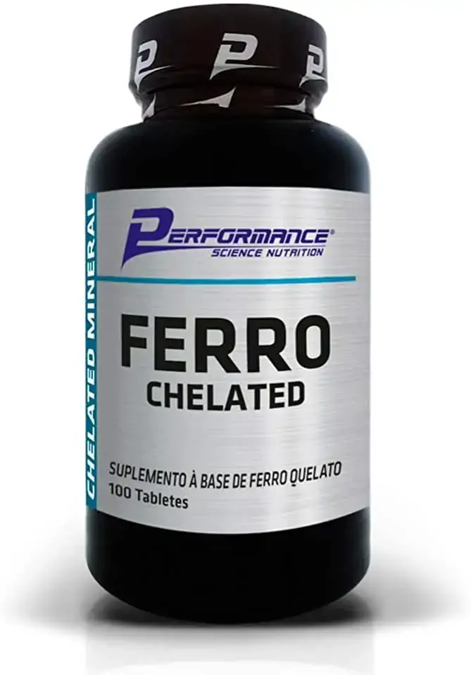 Ferro Chelated 100 Tabletes Performance Nutrition