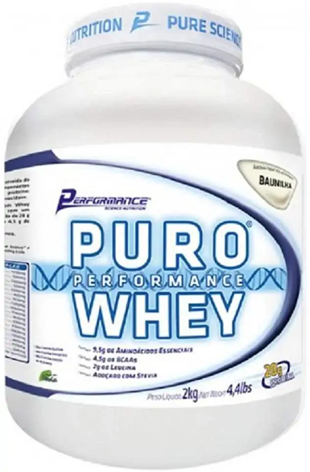 Puro Performance Whey 2kg Baunilha Performance Nutrition