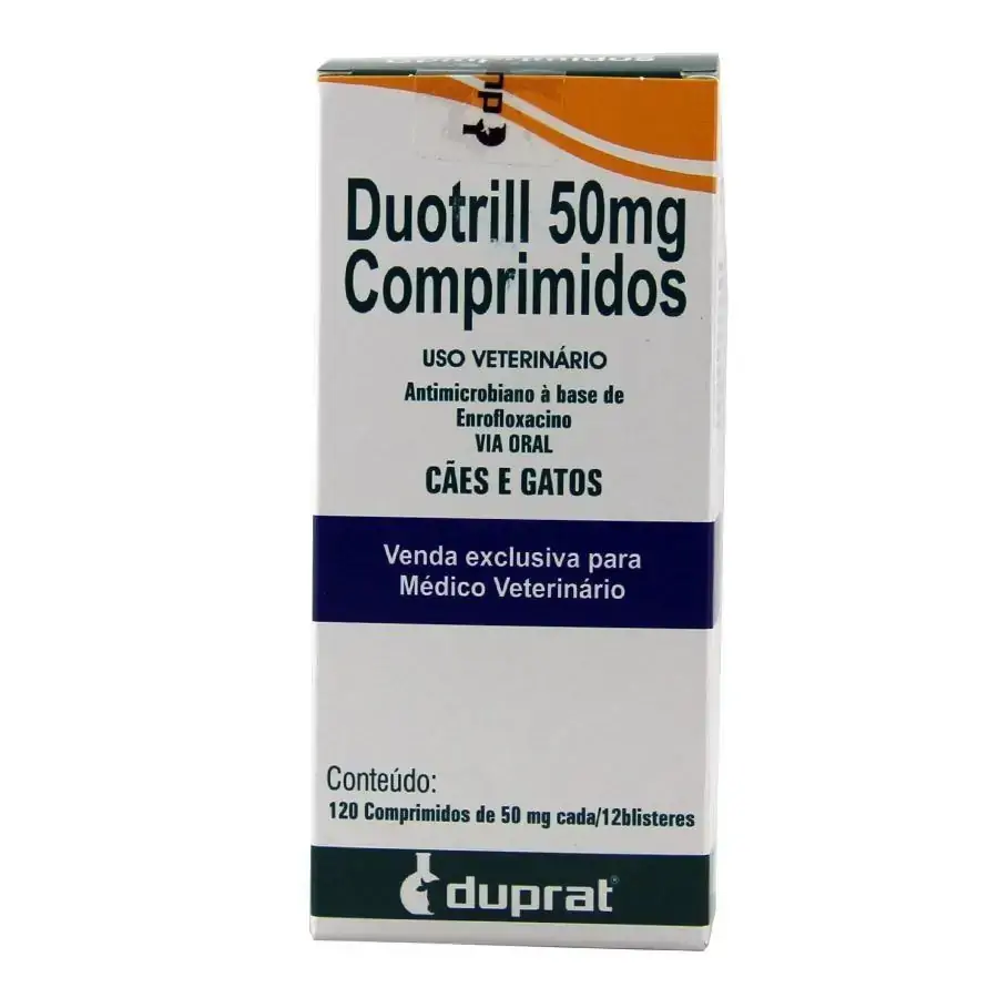 Antimicrobiano Duotrill C/ 10 Cp 50 Mg