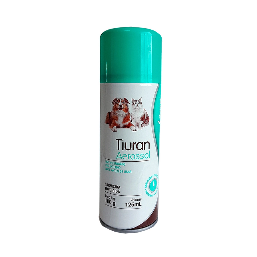 Aerossol Sarnicida Duprat Tiuran para Cães e Gatos 125 ml