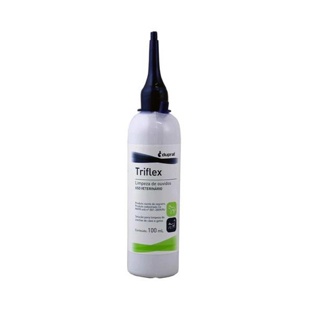 Triflex Higiene Orelha 100ml Duprat Cães e Gatos
