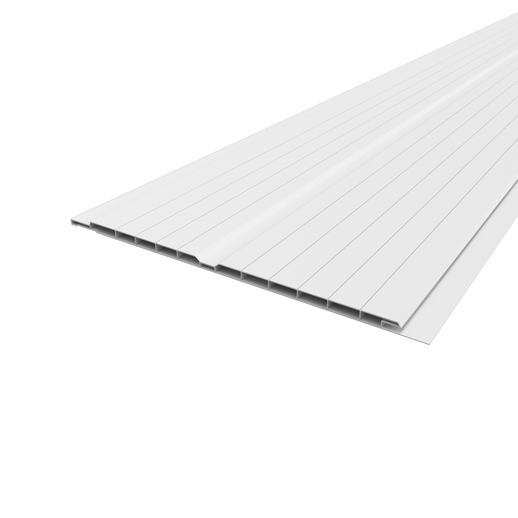 Forro de PVC Branco 3m x 20cm 6mm Frisado Permatti