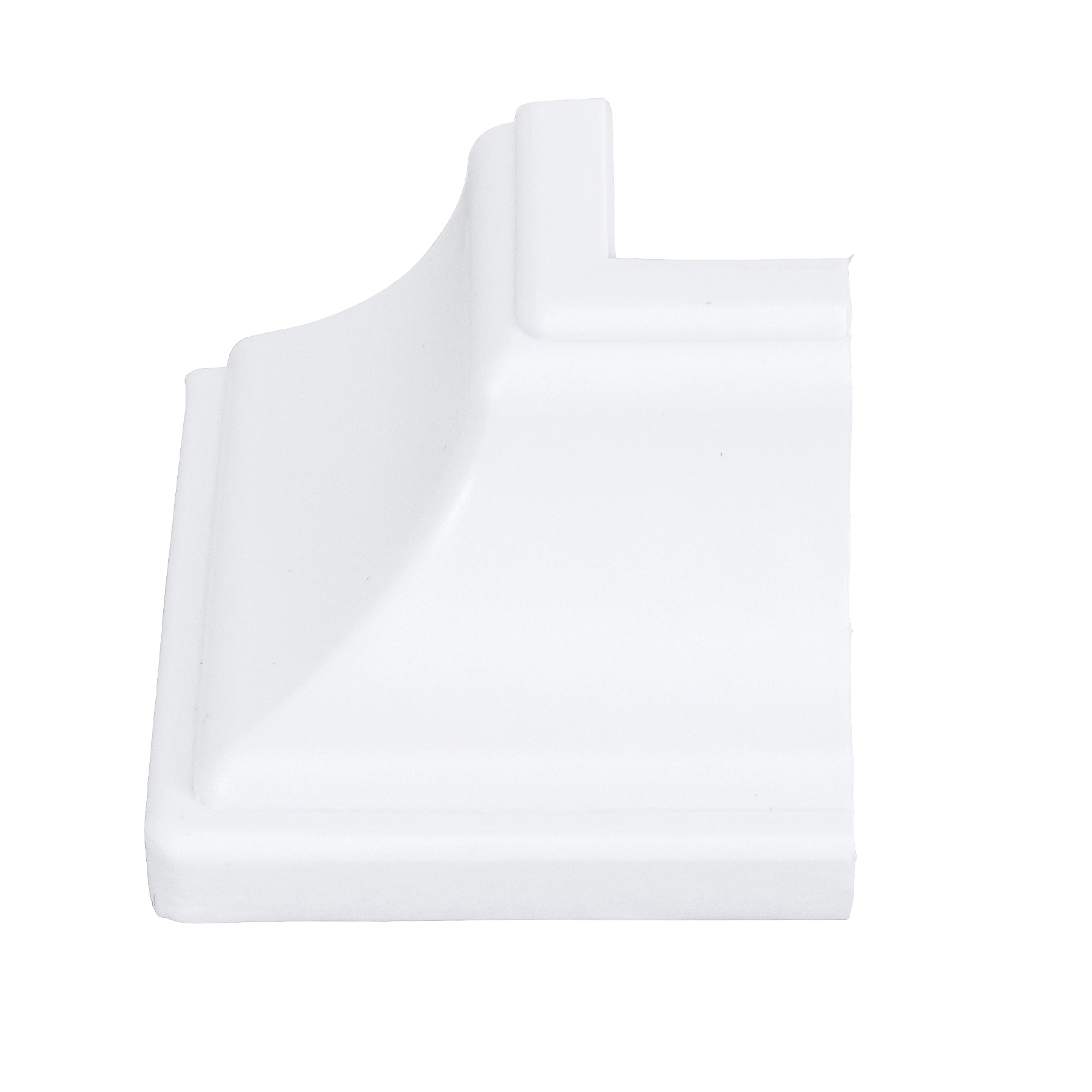 Moldura Cantoneira Externa em PVC Branco 4 Peças 0,04x0,04 Permatti