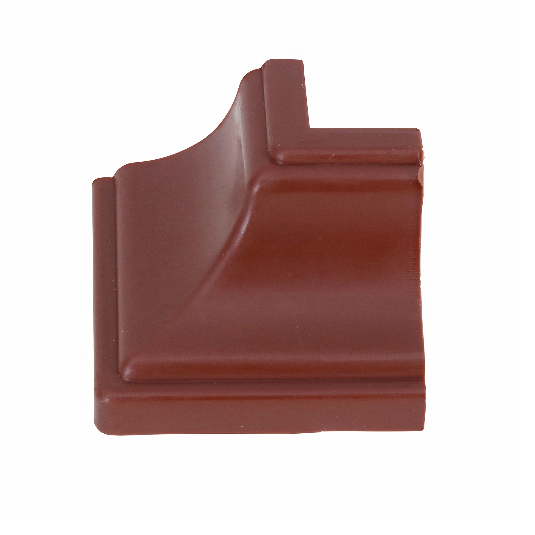 Moldura Cantoneira Externa em PVC Mogno 4 Peças 0,04x0,04 Permatti