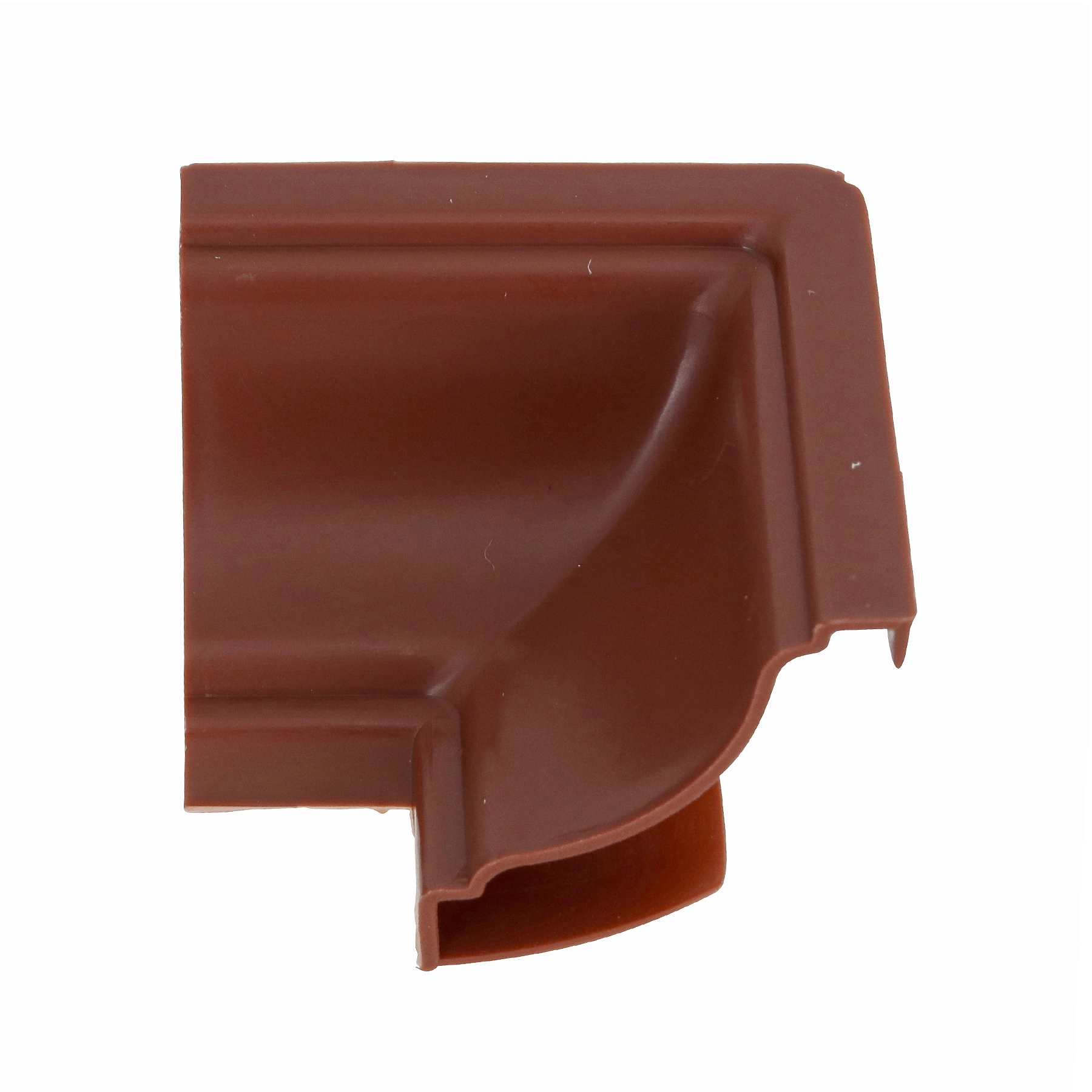 Moldura Cantoneira Interna em PVC Mogno 4 Peças 0,04x0,04 Permatti