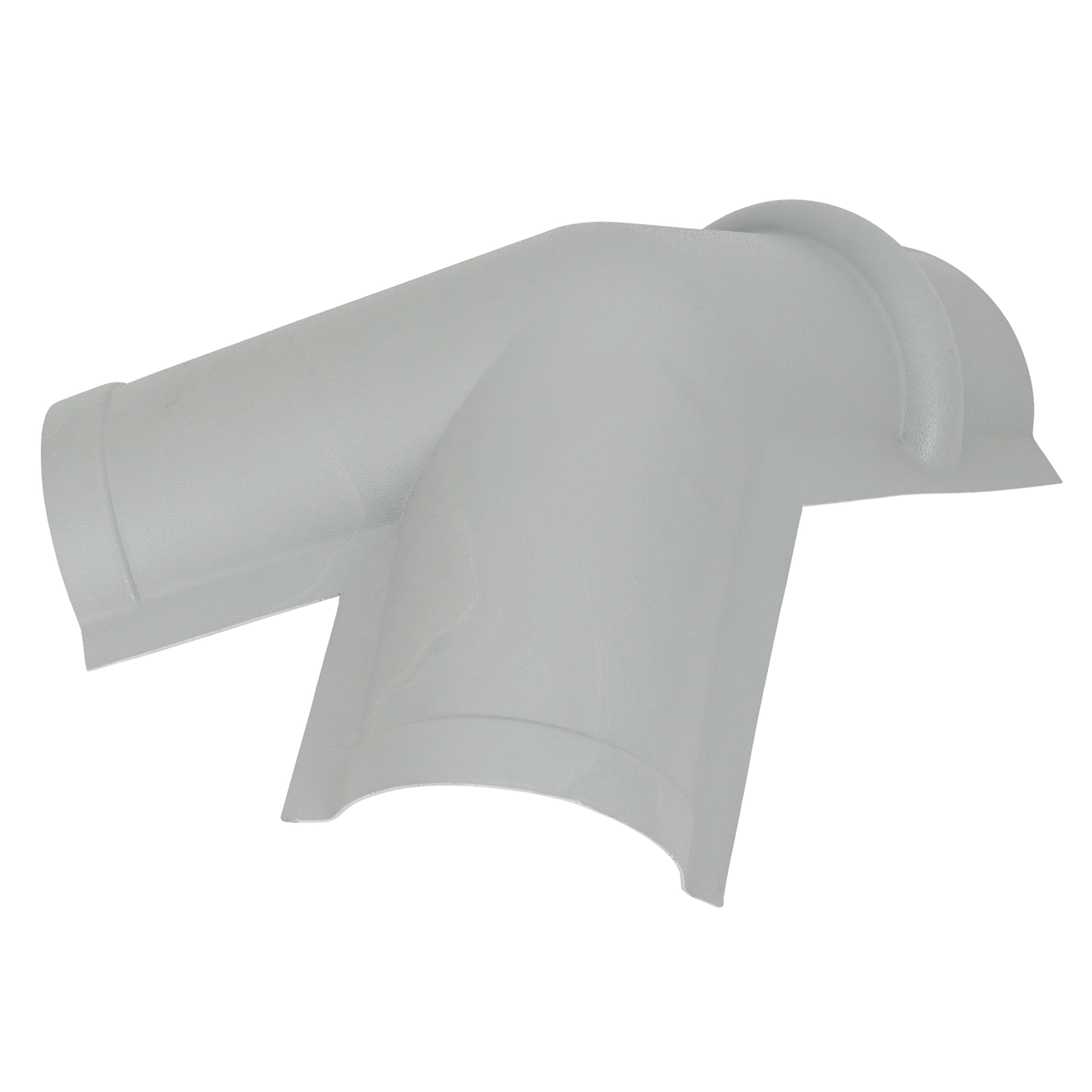 Cumeeira de PVC Colonial Triangular 27x54cm Cinza Permatti
