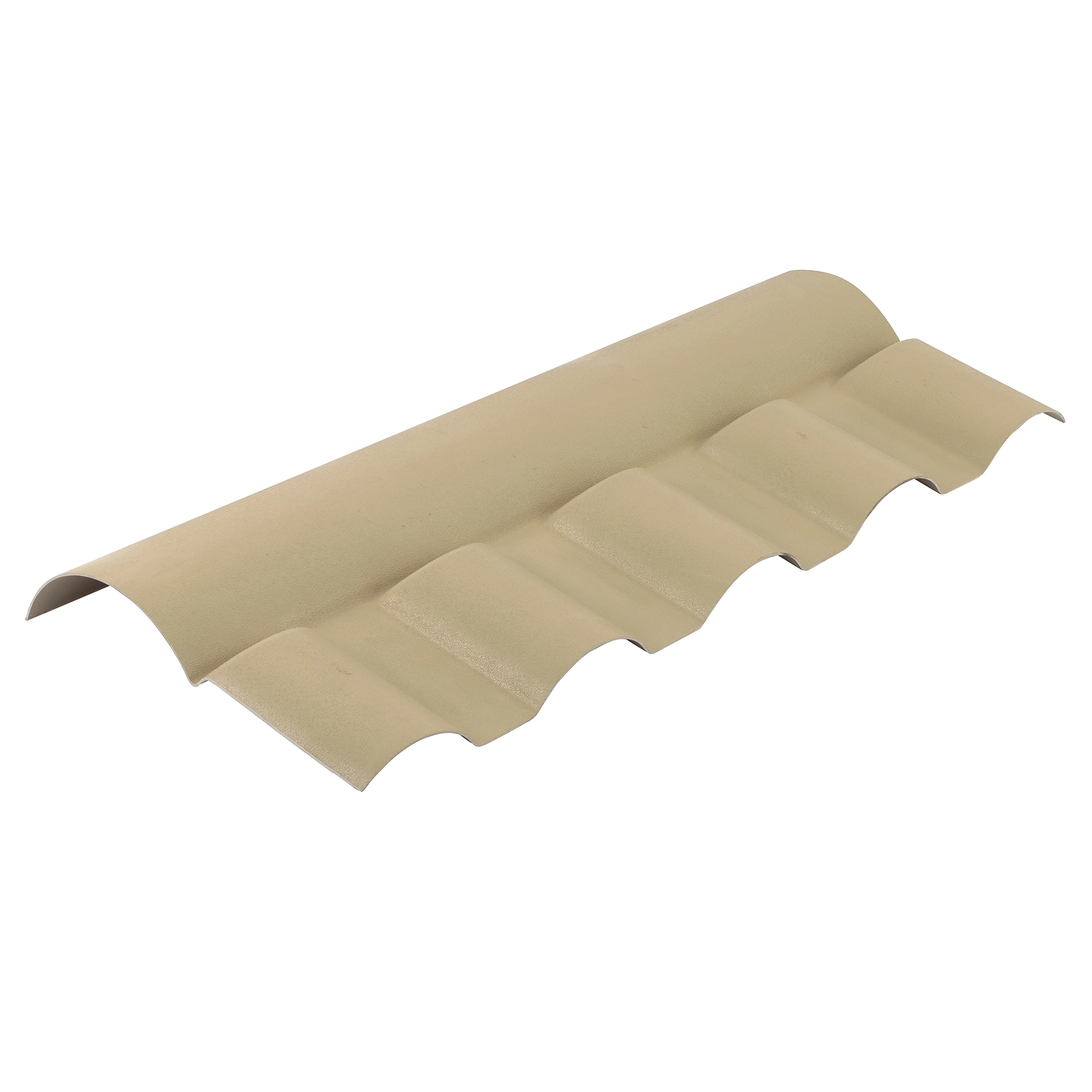 Cumeeira de PVC Colonial Central Articulada 28x90cm Marfim Permatti