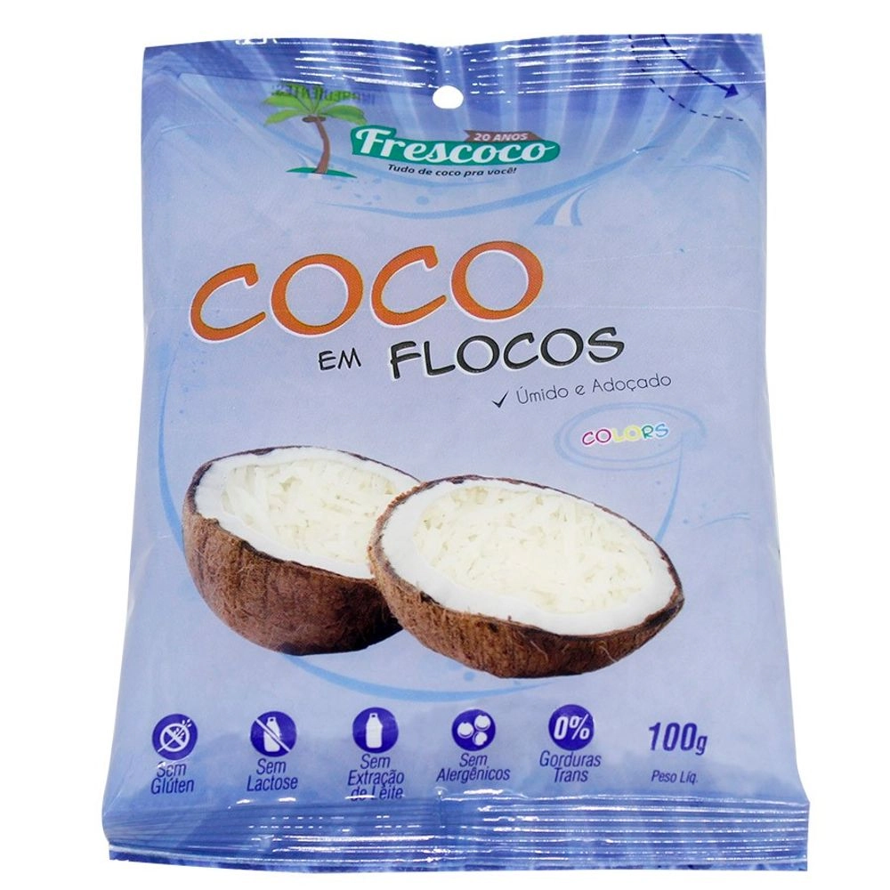 Coco Flocos Fres Coco Adoc Branco 100g