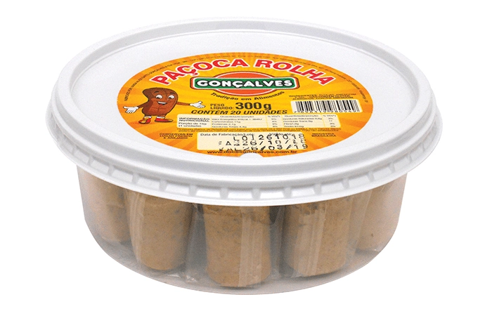 Doce Goncalves Pote Pacoca Rolha Desemb 280g 16un
