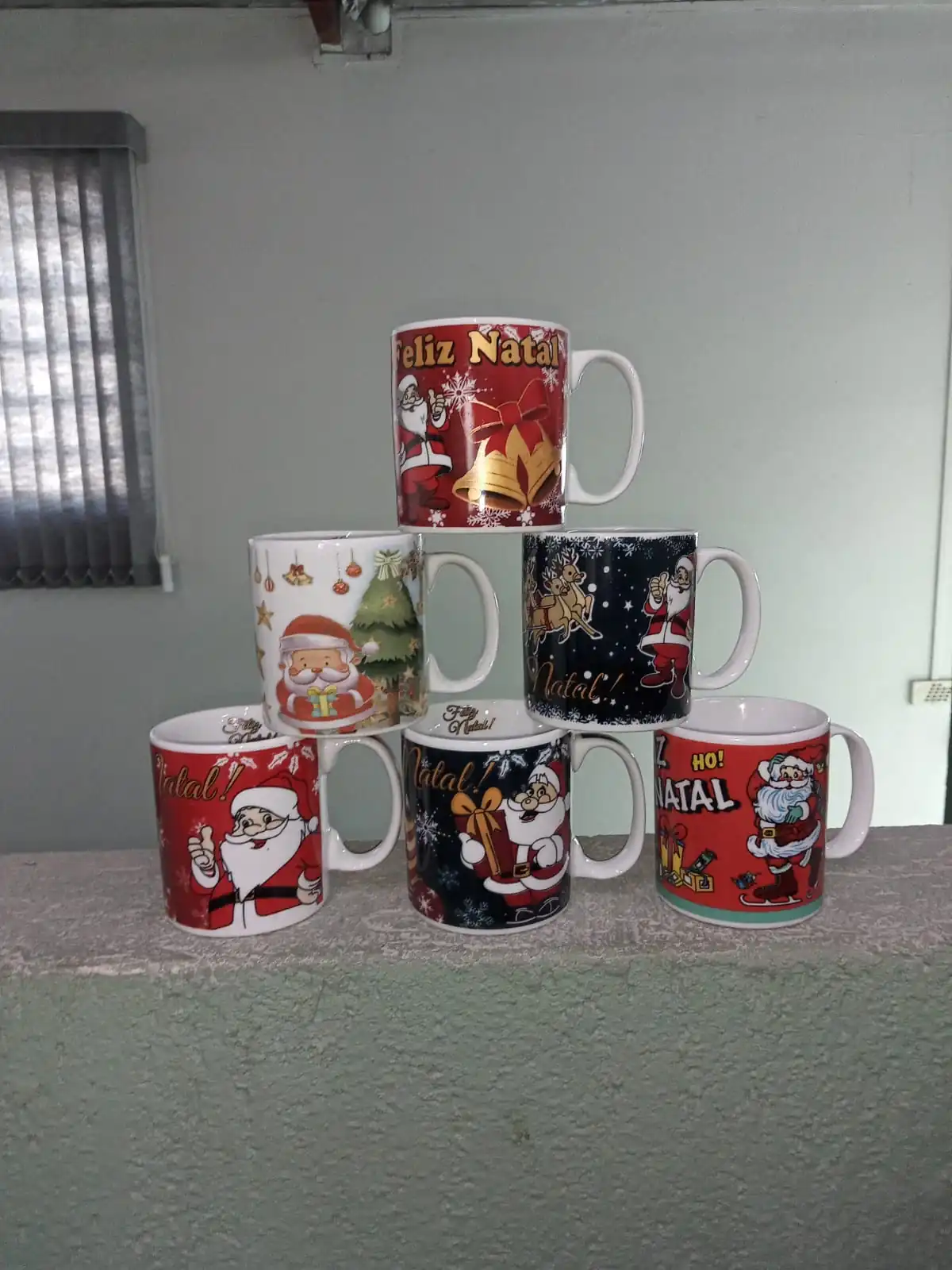 Caneca Porcelana Natal 220ml 409 Sao Marcos