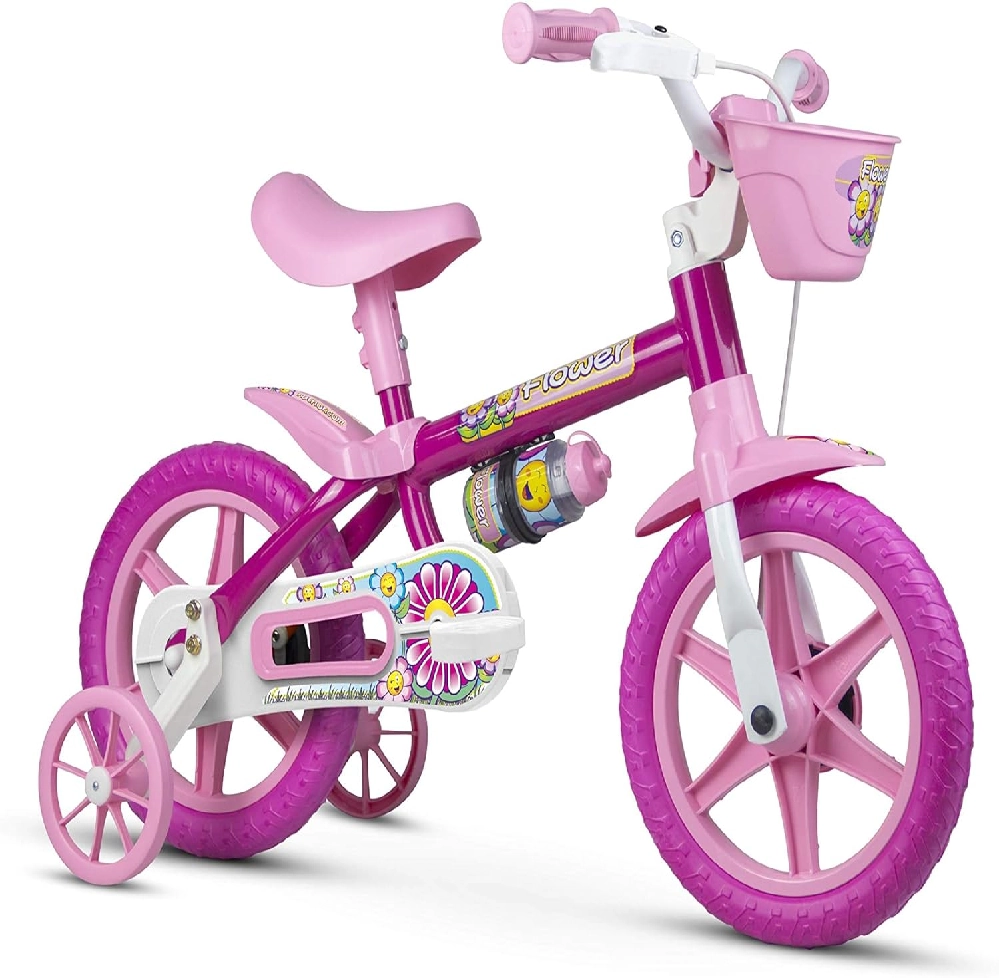 Bicicleta Infantil Aro 12 Flower - Nathor