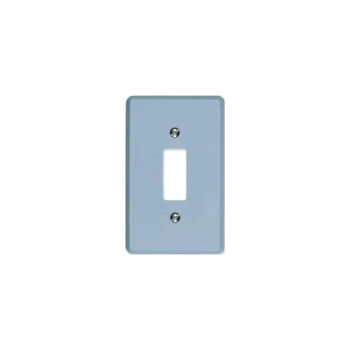Placa Para Interruptor 1 Tecla Cinza - Ilumi, Opção: Cinza