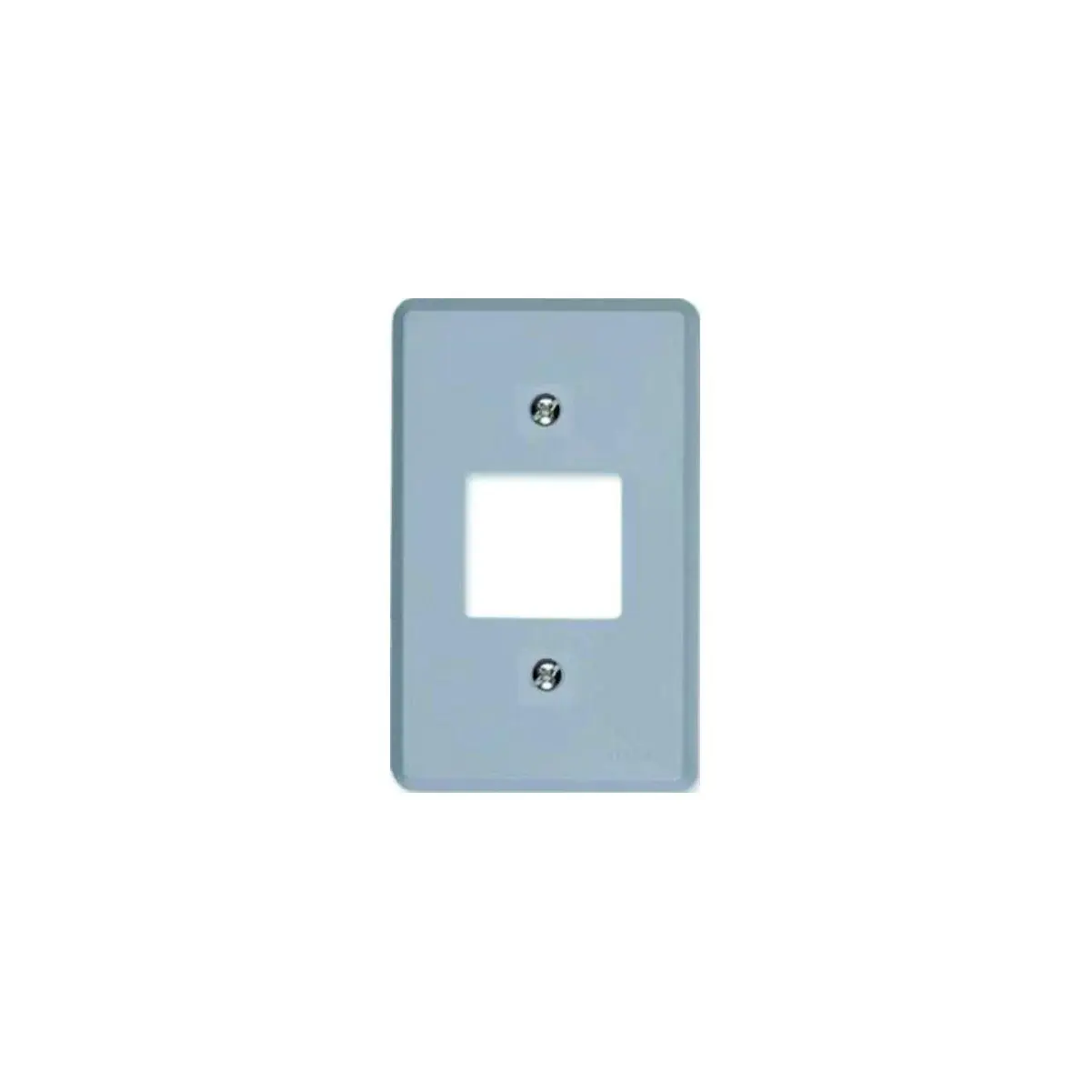 Placa Para Interruptor 2 Teclas Cinza - Ilumi, Opção: Cinza