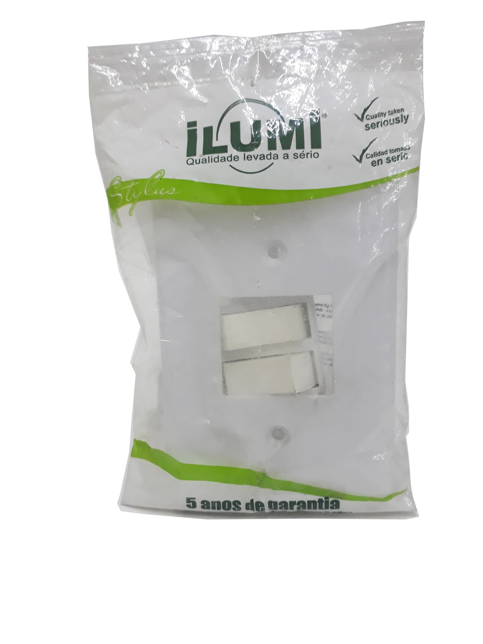 Interruptor Ilumi Stylus 2 Teclas Paralelas
